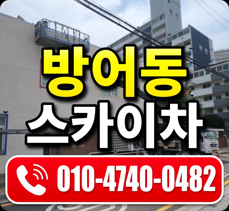 방어동 스카이차 010-4740-0482