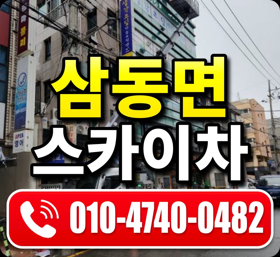 삼동면 스카이차 010-4740-0482