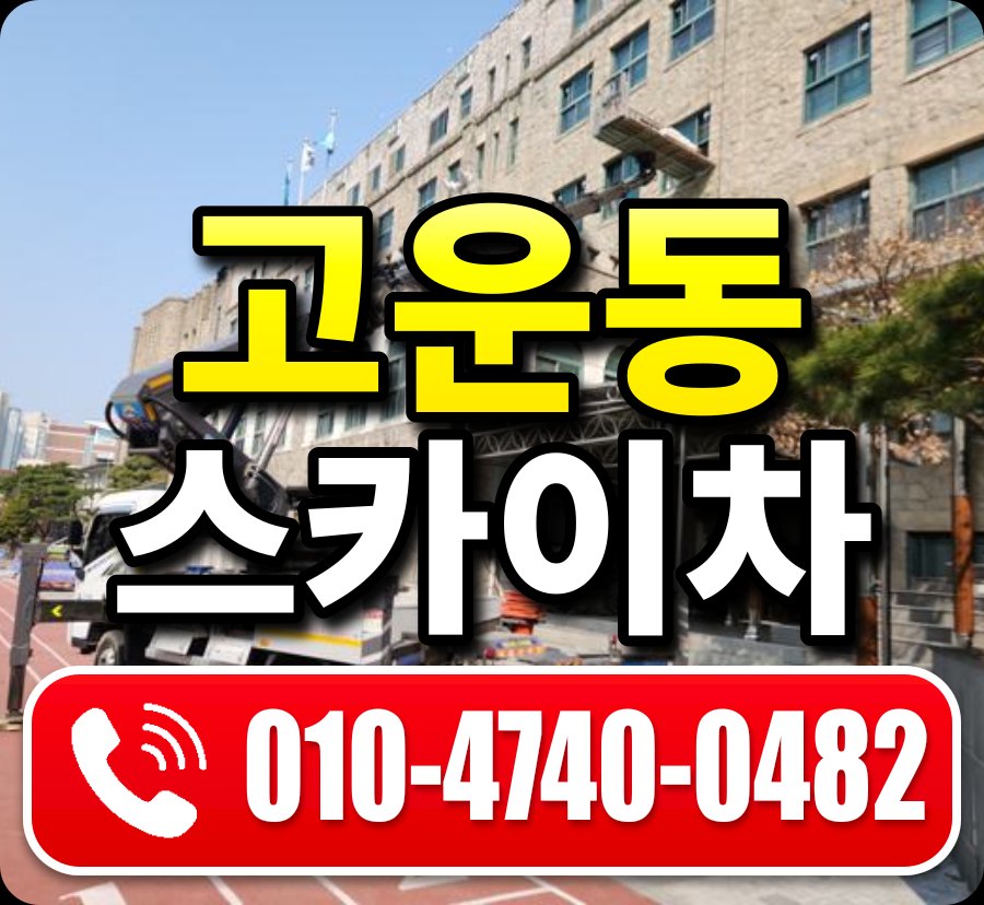 고운동 스카이차 010-4740-0482