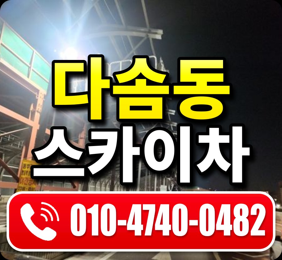 다솜동 스카이차 010-4740-0482