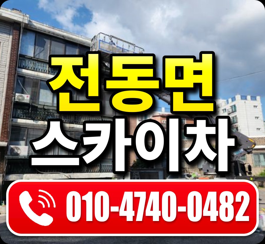 전동면 스카이차 010-4740-0482
