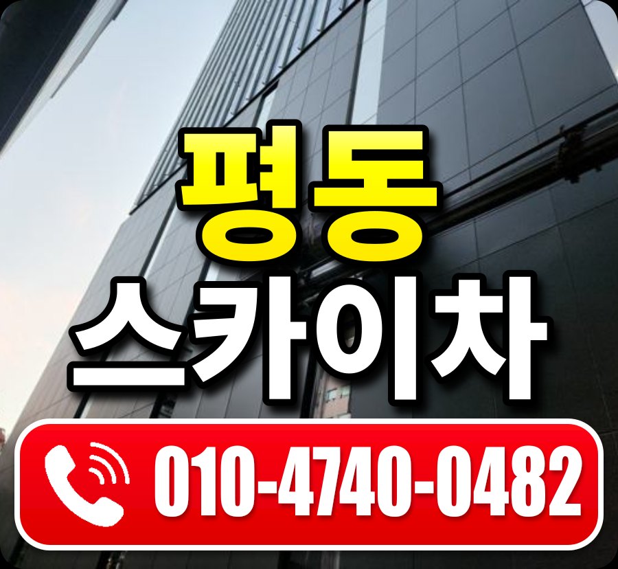 평동 스카이차 010-4740-0482