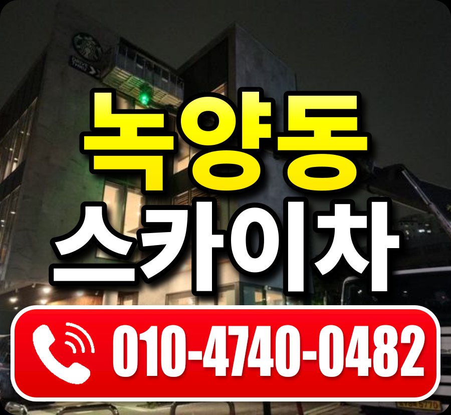 녹양동 스카이차 010-4740-0482
