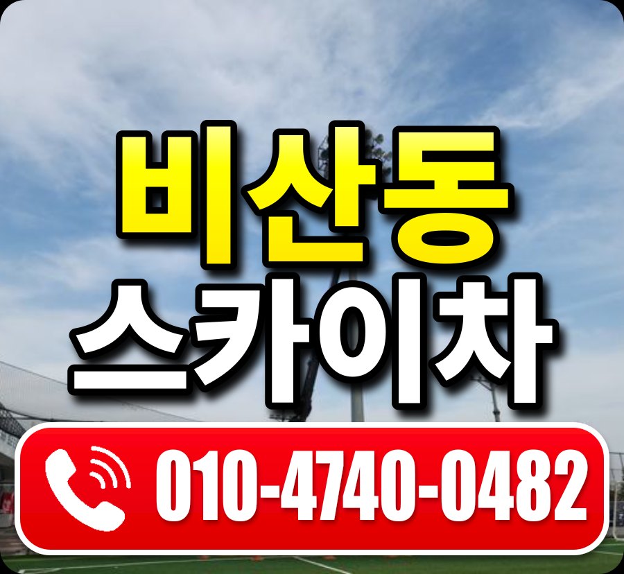 비산동 스카이차 010-4740-0482