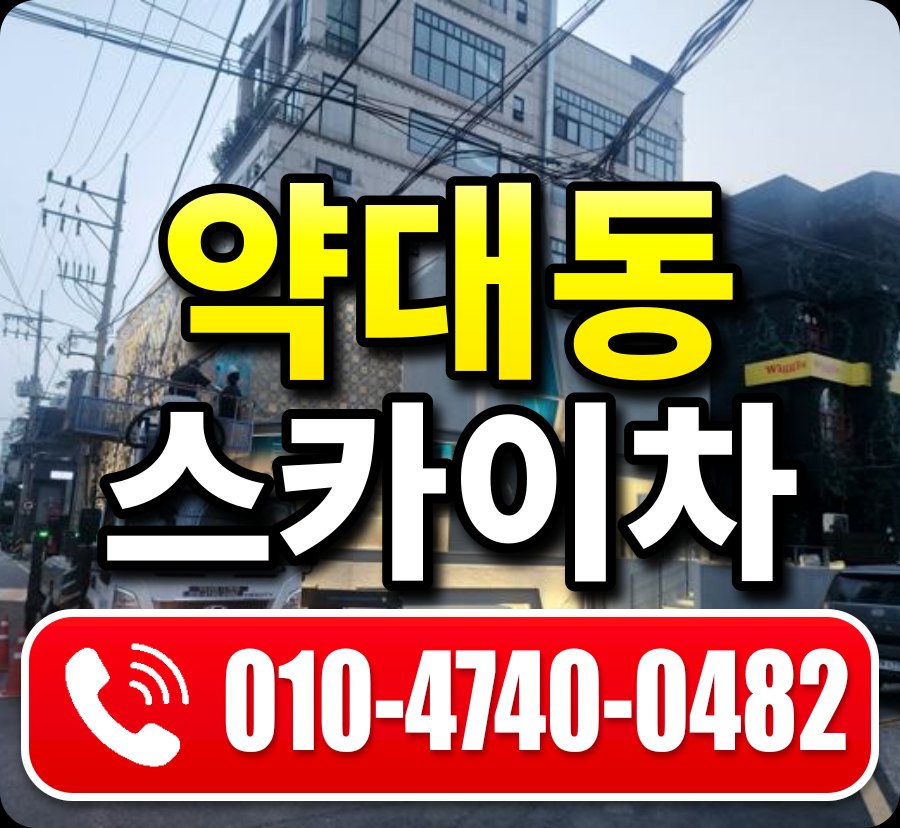 약대동 스카이차 010-4740-0482
