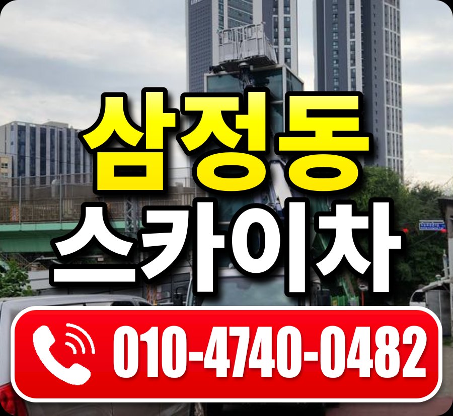 삼정동 스카이차 010-4740-0482