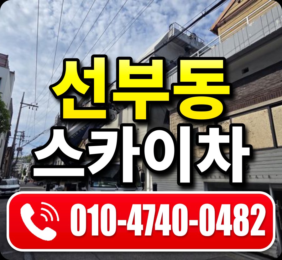 선부동 스카이차 010-4740-0482