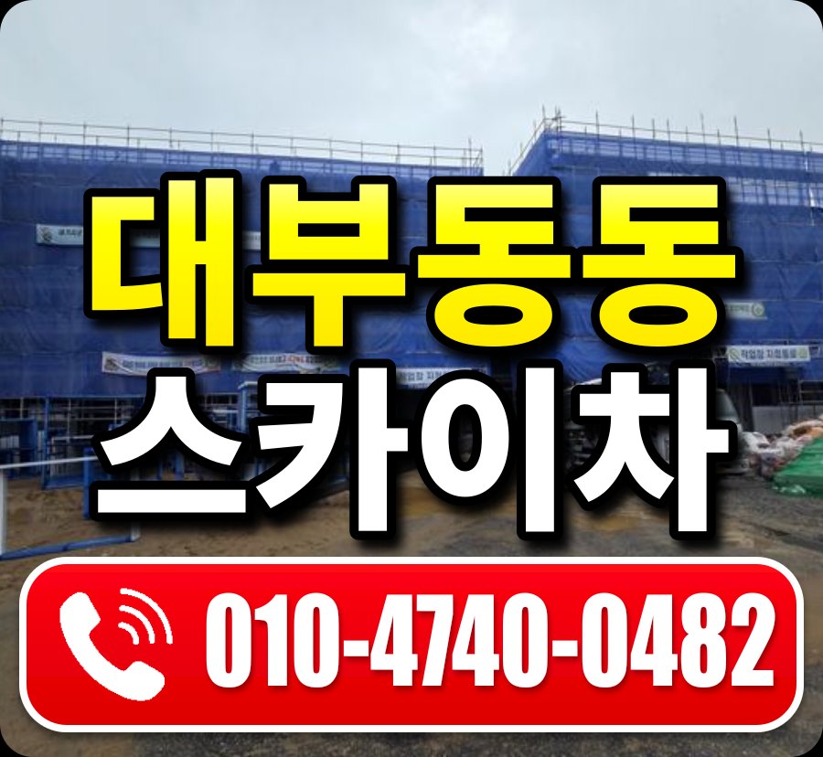 대부동동 스카이차 010-4740-0482