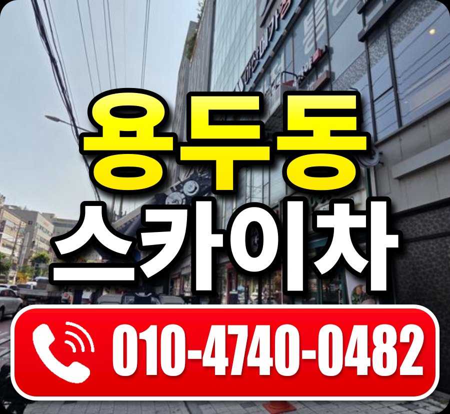 용두동 스카이차 010-4740-0482