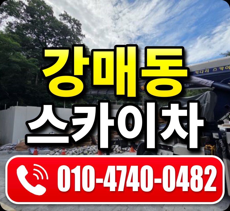 강매동 스카이차 010-4740-0482