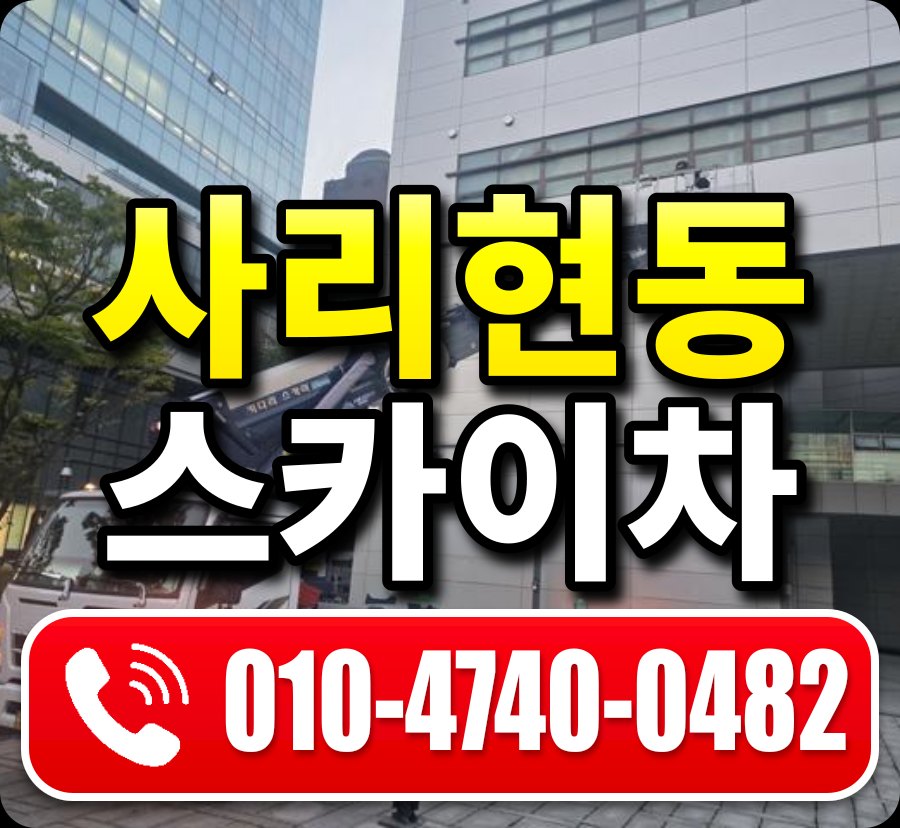 사리현동 스카이차 010-4740-0482