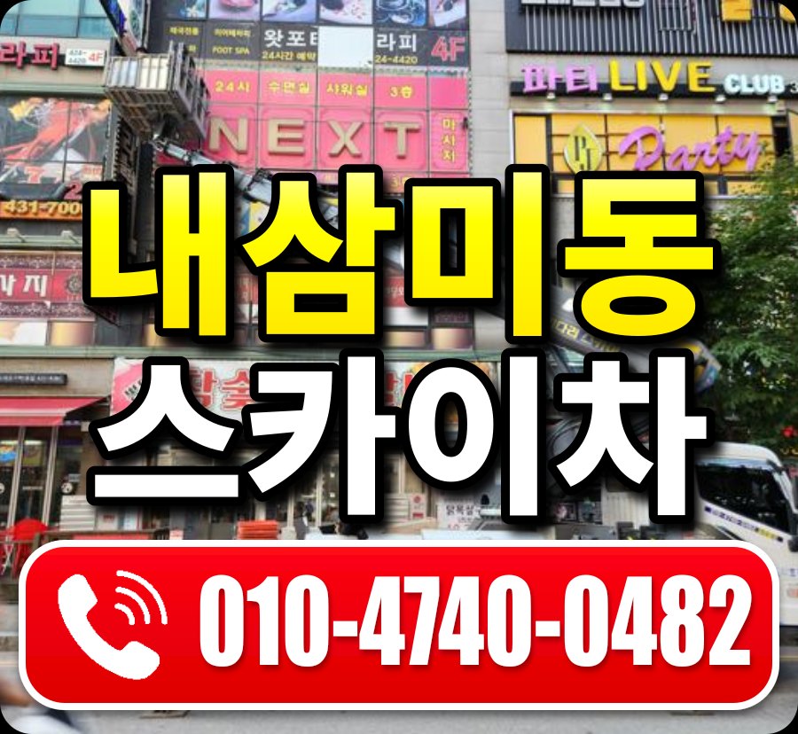 내삼미동 스카이차 010-4740-0482
