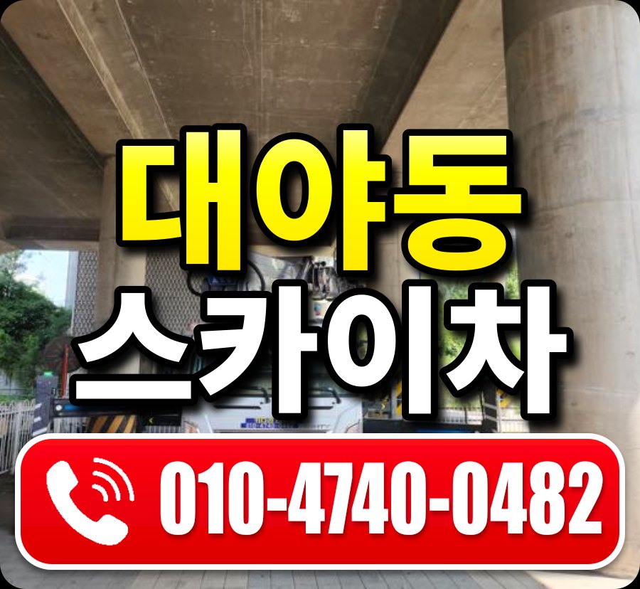 대야동 스카이차 010-4740-0482