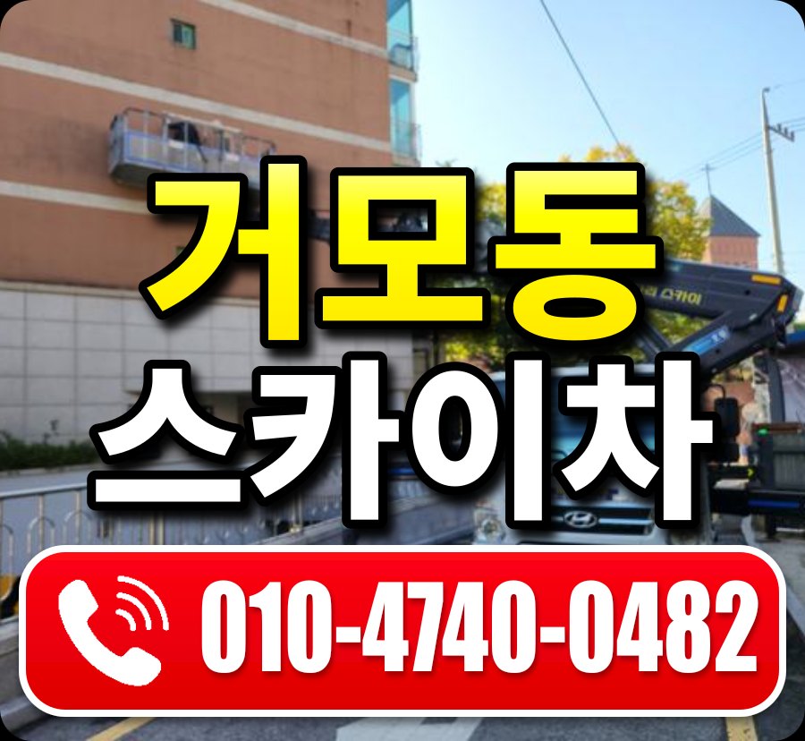 거모동 스카이차 010-4740-0482