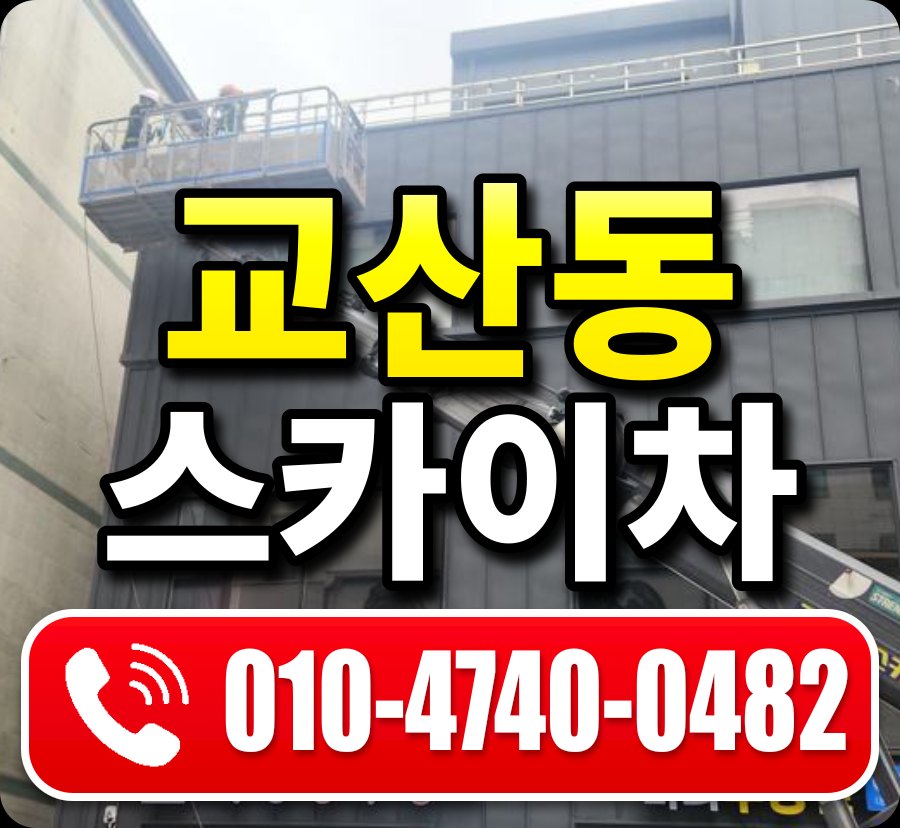 교산동 스카이차 010-4740-0482