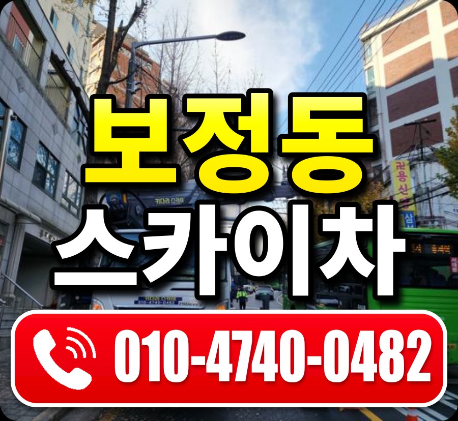 보정동 스카이차 010-4740-0482