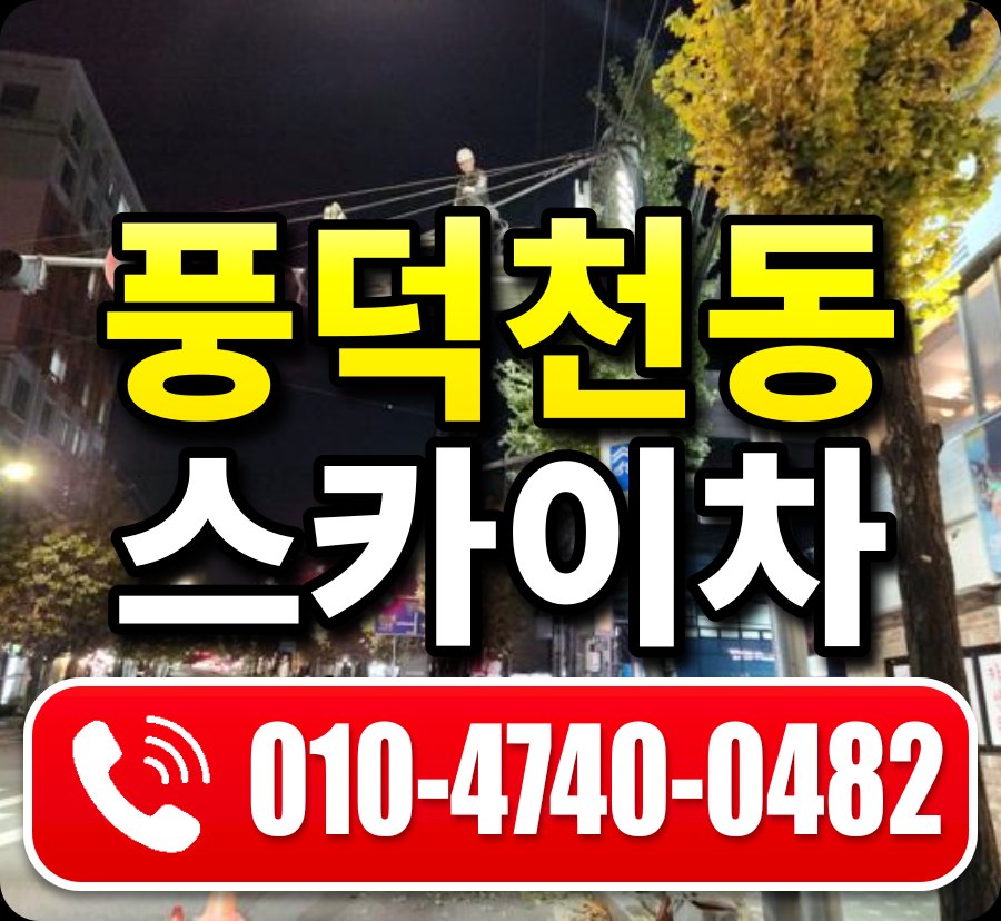 풍덕천동 스카이차 010-4740-0482