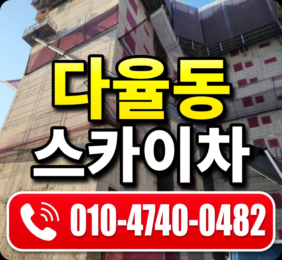 다율동 스카이차 010-4740-0482