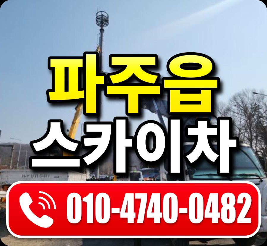 파주읍 스카이차 010-4740-0482