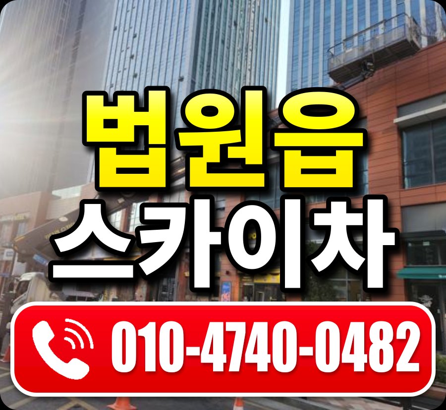 법원읍 스카이차 010-4740-0482