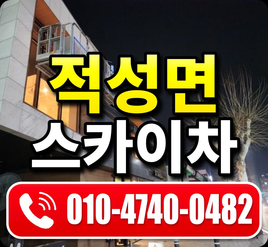 적성면 스카이차 010-4740-0482