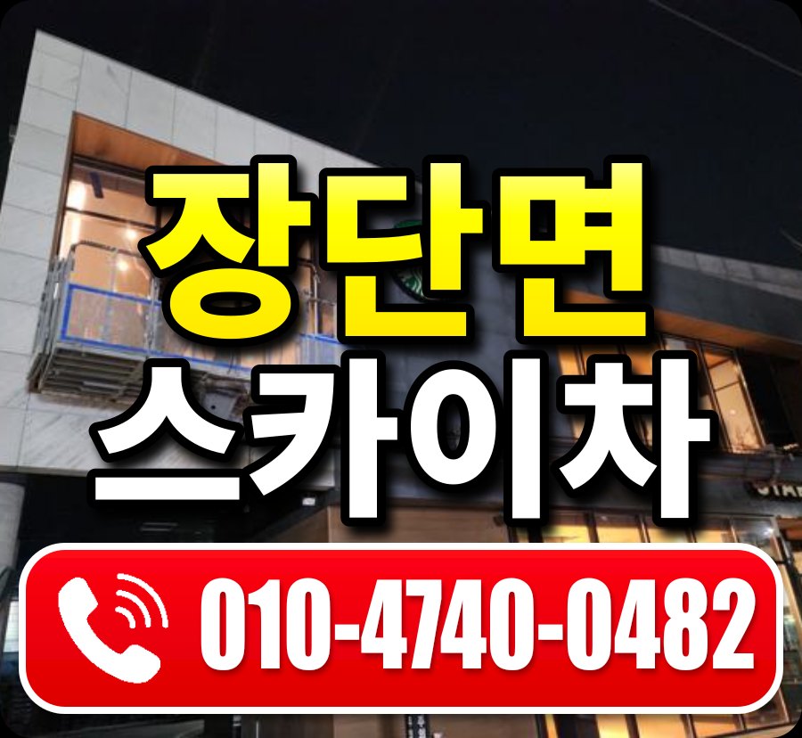 장단면 스카이차 010-4740-0482