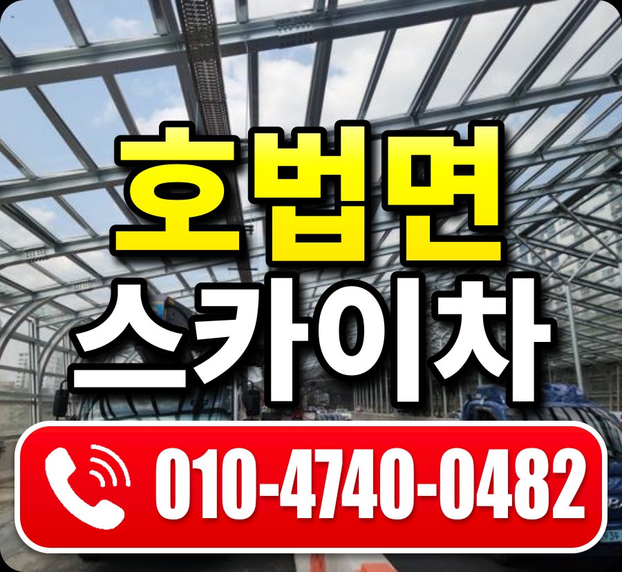 호법면 스카이차 010-4740-0482