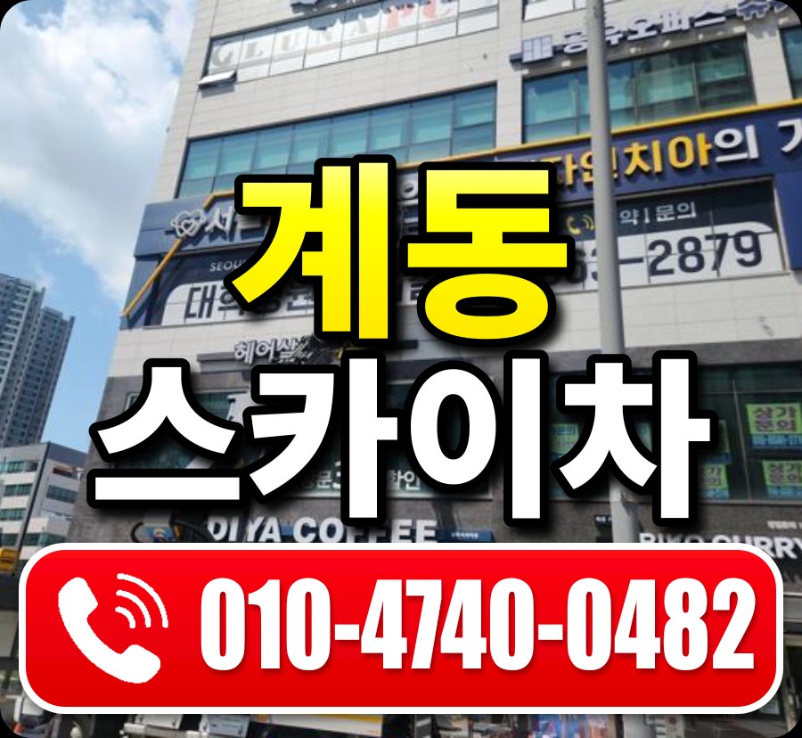 계동 스카이차 010-4740-0482
