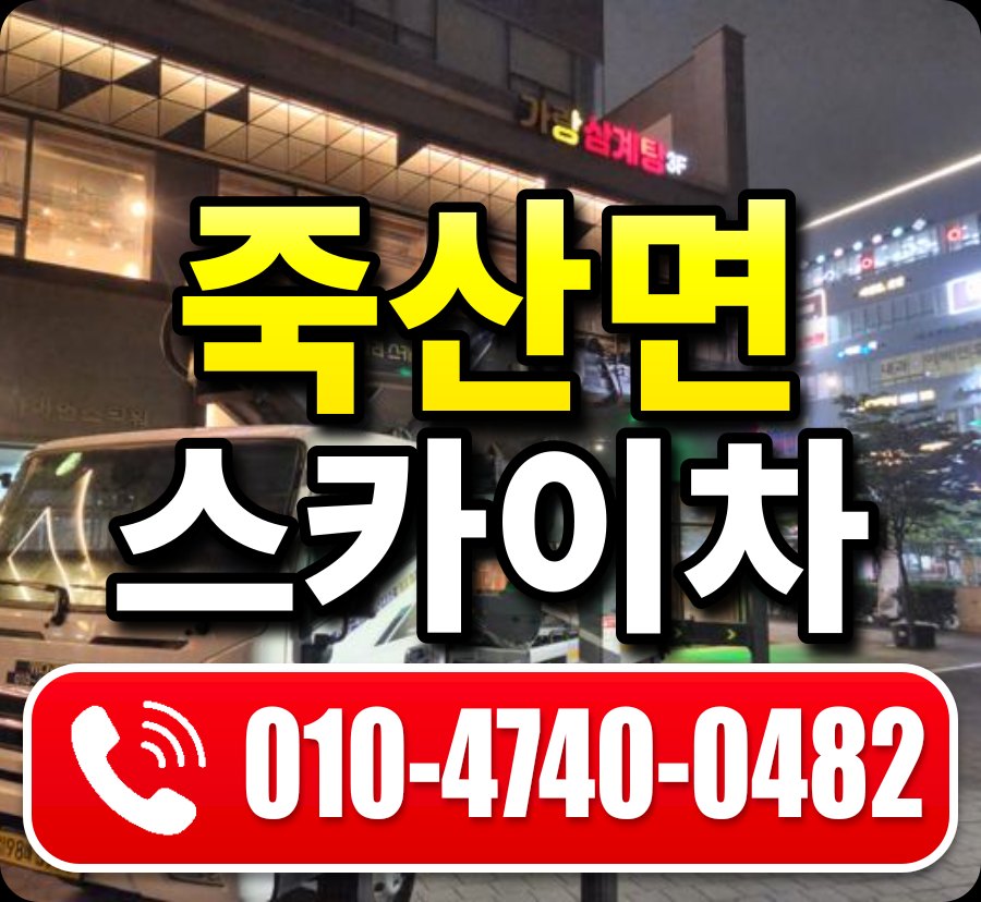 죽산면 스카이차 010-4740-0482