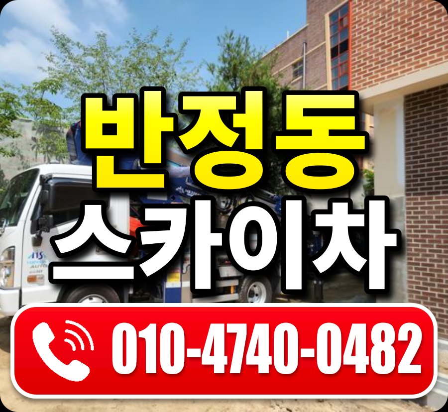반정동 스카이차 010-4740-0482