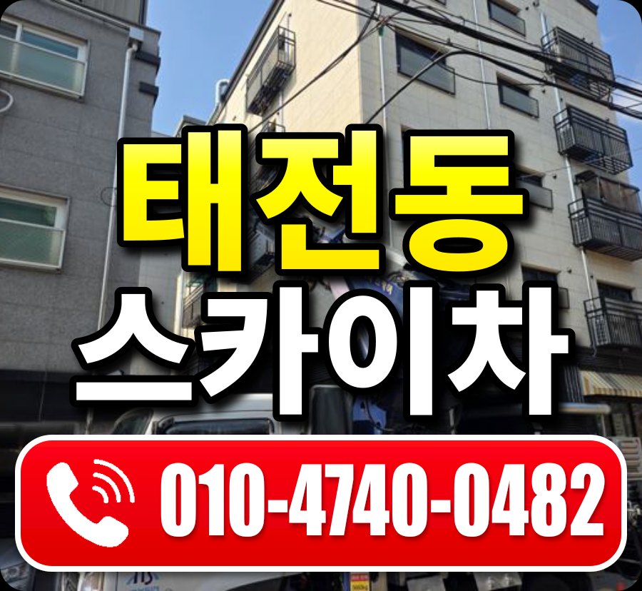 태전동 스카이차 010-4740-0482