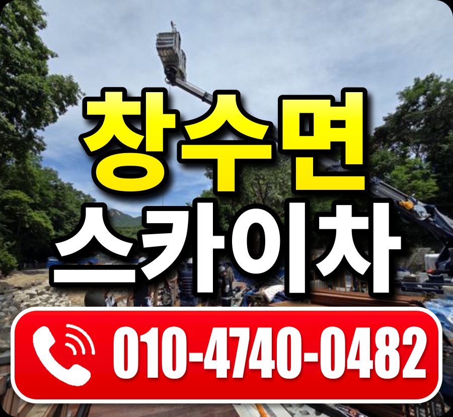 창수면 스카이차 010-4740-0482