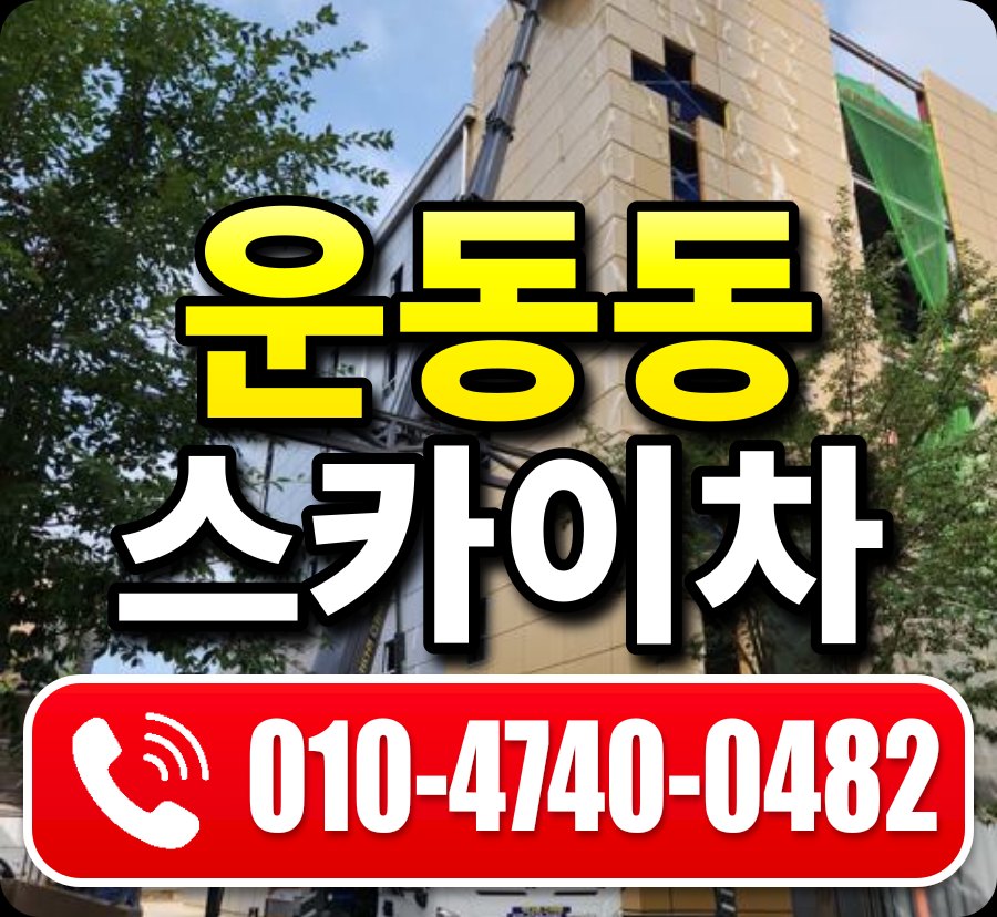 운동동 스카이차 010-4740-0482