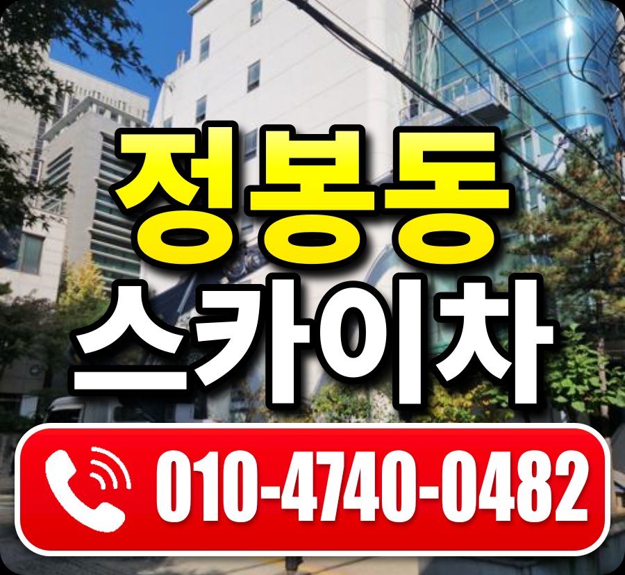 정봉동 스카이차 010-4740-0482