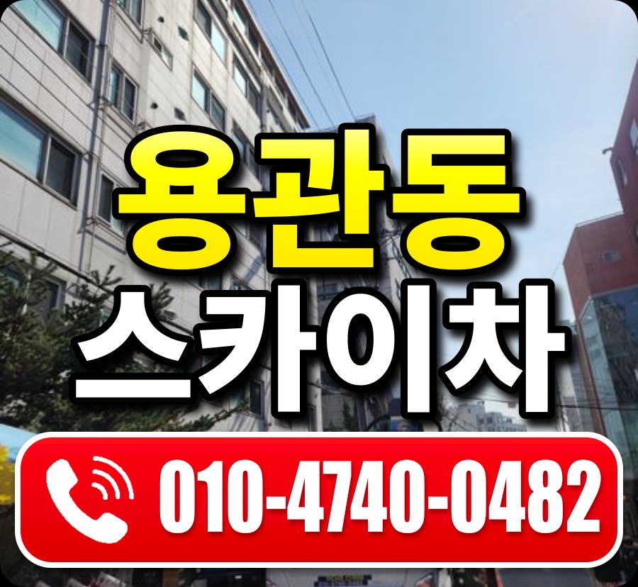 용관동 스카이차 010-4740-0482