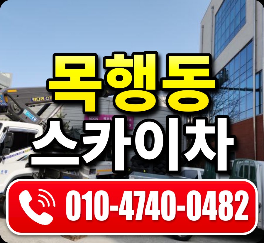 목행동 스카이차 010-4740-0482