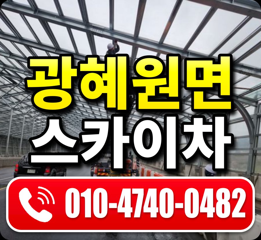 광혜원면 스카이차 010-4740-0482