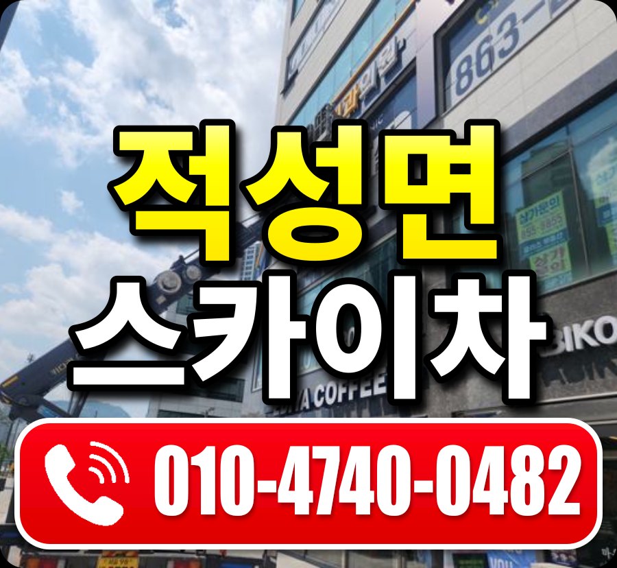 적성면 스카이차 010-4740-0482
