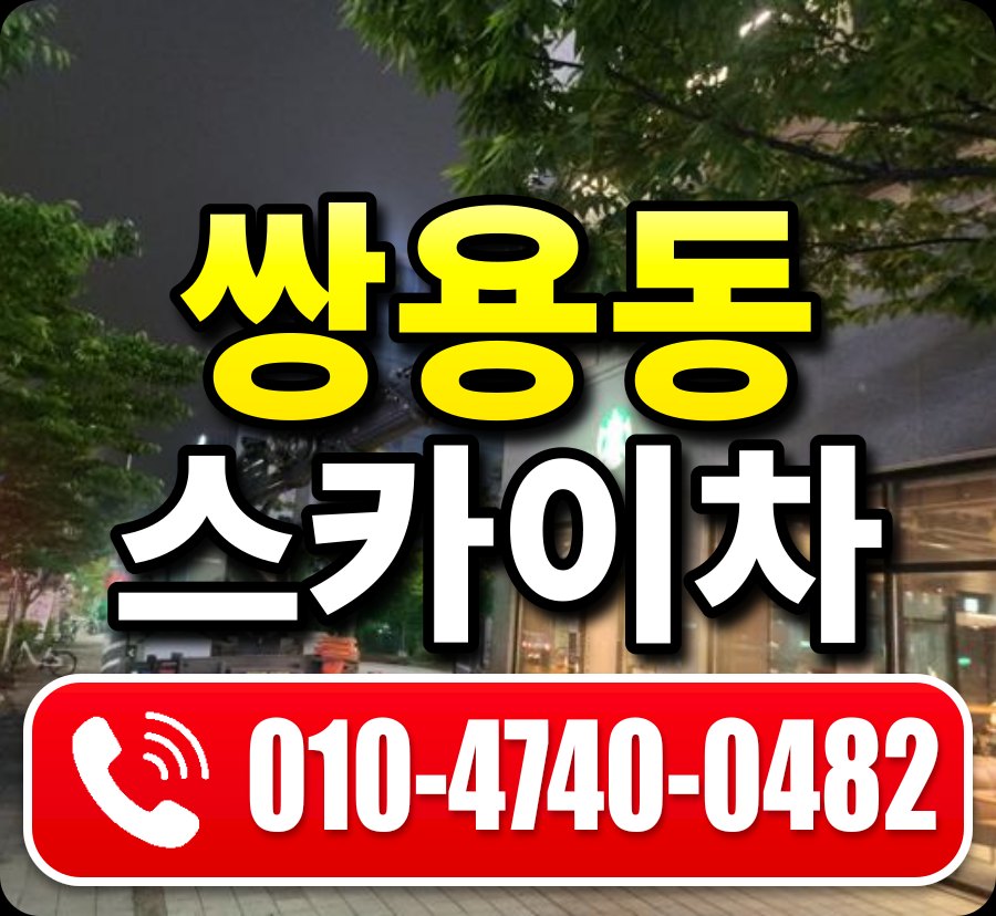 쌍용동 스카이차 010-4740-0482