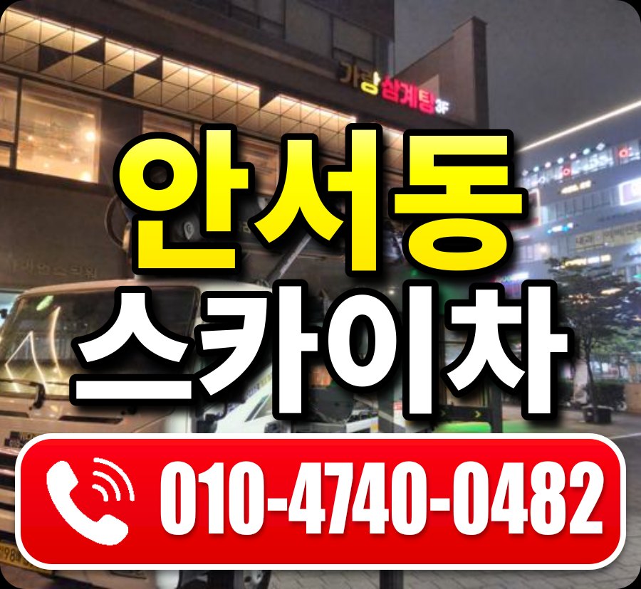 안서동 스카이차 010-4740-0482