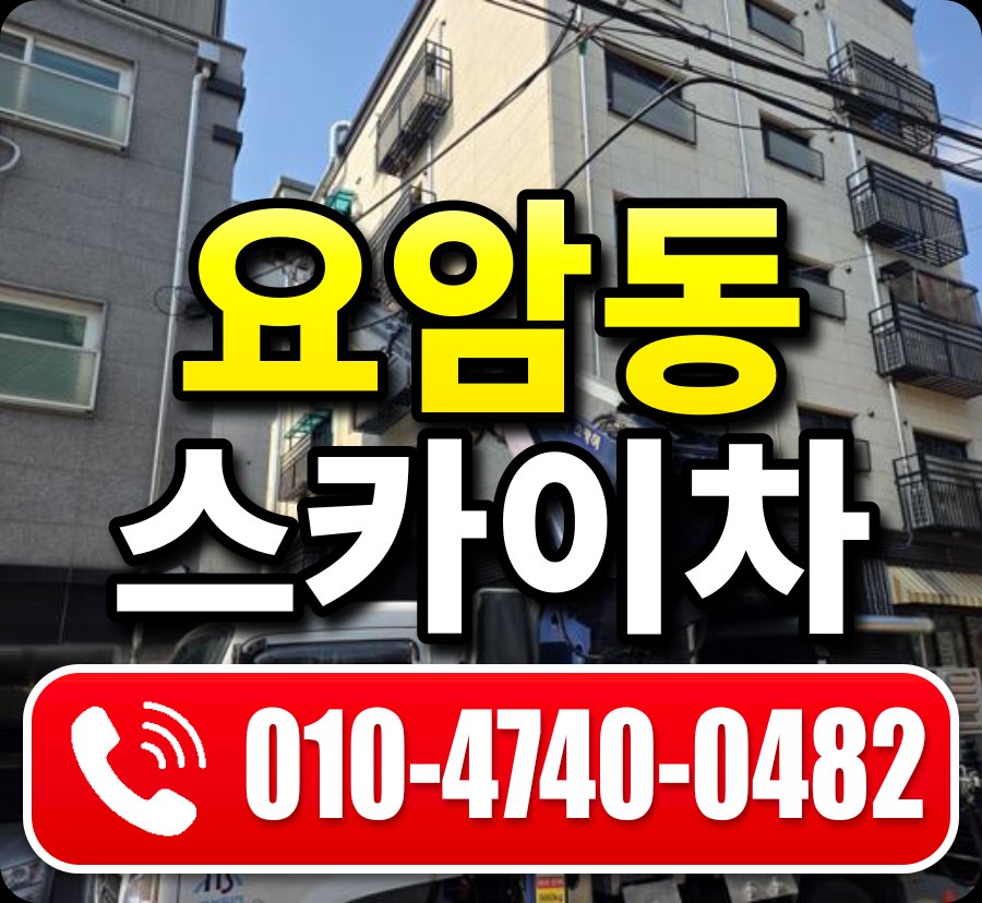 요암동 스카이차 010-4740-0482