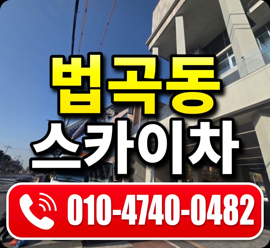 법곡동 스카이차 010-4740-0482