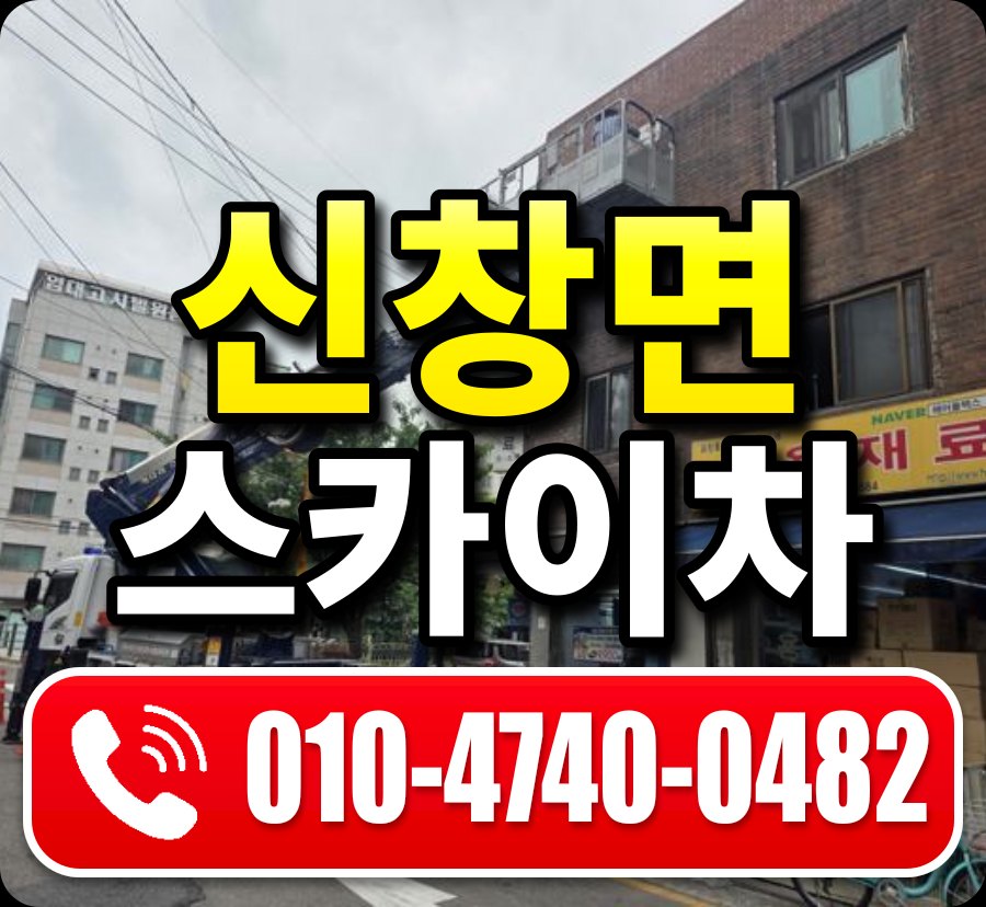 신창면 스카이차 010-4740-0482