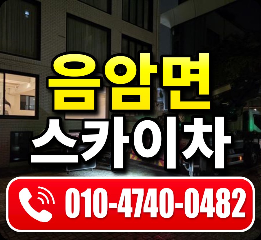 음암면 스카이차 010-4740-0482
