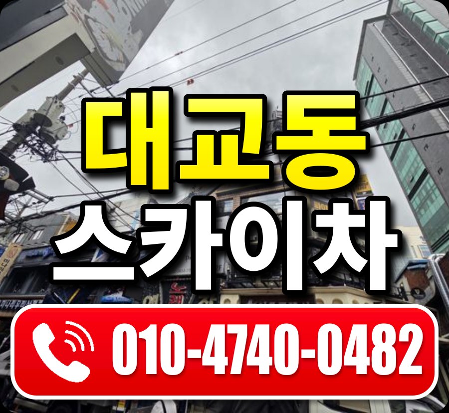 대교동 스카이차 010-4740-0482