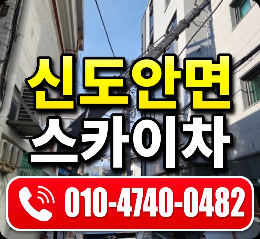 신도안면 스카이차 010-4740-0482
