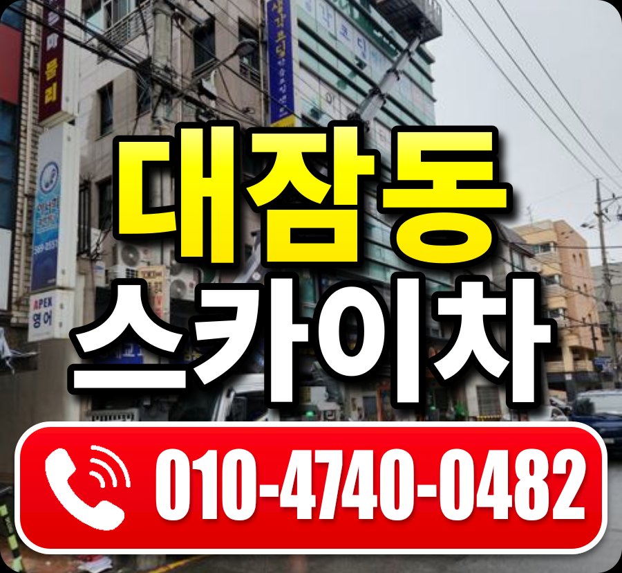 대잠동 스카이차 010-4740-0482