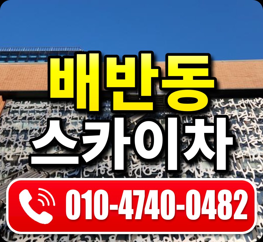 배반동 스카이차 010-4740-0482