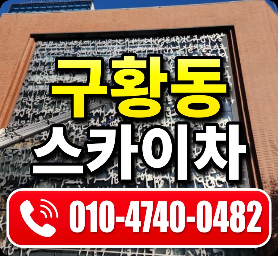 구황동 스카이차 010-4740-0482