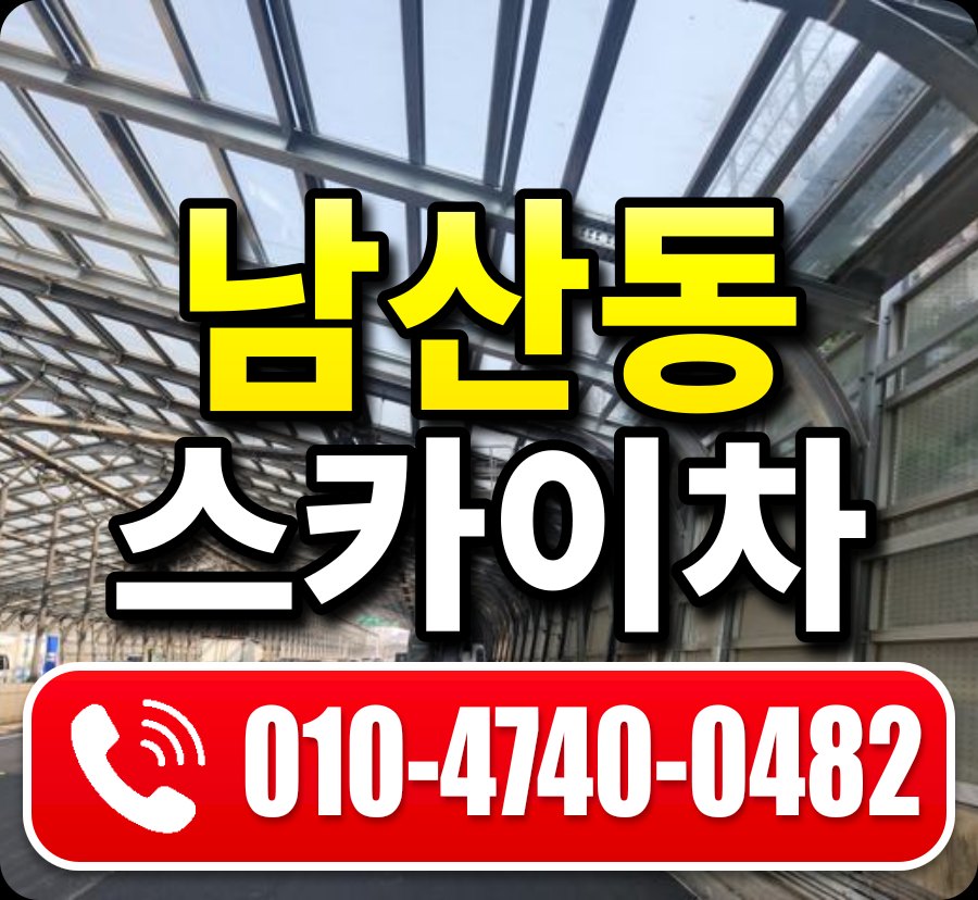 남산동 스카이차 010-4740-0482